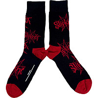 Slipknot ponožky, Logo & Nonagram Black, unisex - velikost 7 až 11