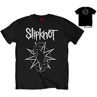 Slipknot tričko, Goat Star Logo with Back Printing, pánské