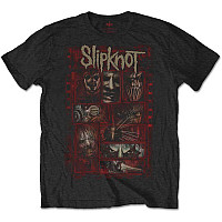 Slipknot tričko, Sketch Boxes with Back Print, pánské