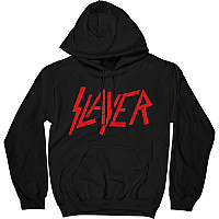 Slayer mikina, Distressed Logo Black, pánská