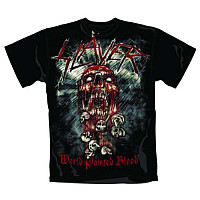 Slayer tričko, World Painted Blood Skull, pánské