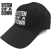 System Of A Down kšiltovka, Stacked Logo Black
