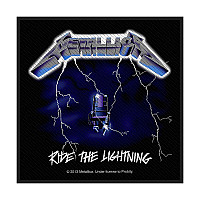 Metallica nášivka 100 x100 mm, Ride The Lightning