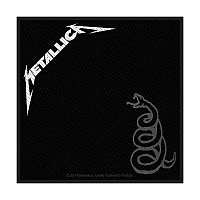 Metallica nášivka 100 x 100 mm, Black Album