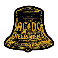 AC/DC tkaná nášivka PES 100 x 70 mm, Hells Bells Cut Out