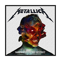 Metallica nášivka 100 x100 mm, Hardwired To Self Destruct