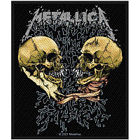Metallica tkaná nášivka PES 100 x 80 mm, Sad But True
