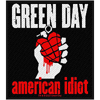 Green Day tkaná nášivka PES 100x90 mm, American Idiot 2
