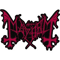 Mayhem nášivka PES 100 x 50 mm, Red Logo Cut Out