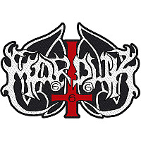 Marduk PES tkaná nášivka 100x50 mm, Logo Cut Out