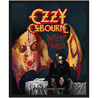 Ozzy Osbourne tkaná nášivka PES 100x100 mm, Patient No.9