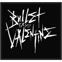 Bullet For My Valentine tkaná nášivka PES 100x100 mm, Logo