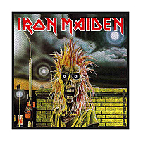 Iron Maiden tkaná nášivka PES 100x100 mm, Iron Maiden