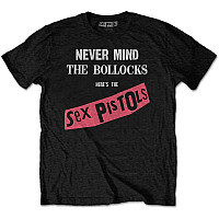 Sex Pistols tričko, Never Mind The Bollocks Black, pánské