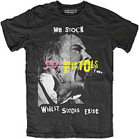 Sex Pistols tričko, We Stock Black, pánské