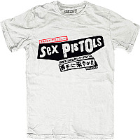 Sex Pistols tričko, Filthy Lucre Japan BP White, pánské