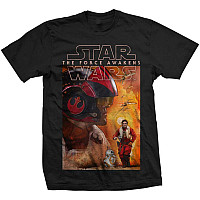 Star Wars tričko, Episode VII Dameron Composition Black, pánské