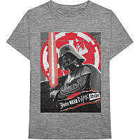 Star Wars tričko, Darth Rock Three Grey, pánské