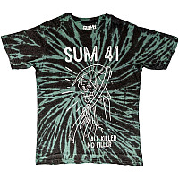 Sum 41 tričko, Reaper Eco Dip Dye Green, pánské