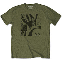 System Of A Down tričko, Intoxicated Military Green, pánské