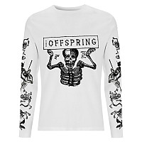 The Offspring tričko dlouhý rukáv, Skeletons White LS, pánské