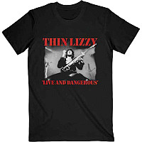 Thin Lizzy tričko, Live & Dangerous Black, pánské