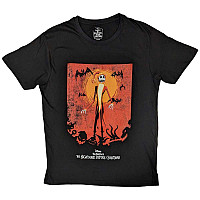The Nightmare Before Christmas tričko, Jack Orange Sun & Logo Black, pánské