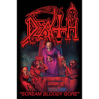 Death textilní banner 68cm x 106cm, Scream Bloody Gore