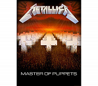Metallica textilní banner 70cm x 106cm, Master Of Puppets