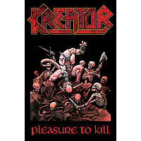 Kreator textilní banner 68cm x 106cm, Pleasure To Kill