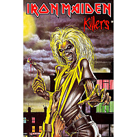 Iron Maiden textilní banner 68cm x 106cm, Killers