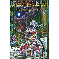 Iron Maiden textilní banner 70cm x 106cm, Somewhere In Time