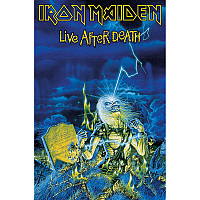 Iron Maiden textilní banner 68cm x 106cm, Live After Death
