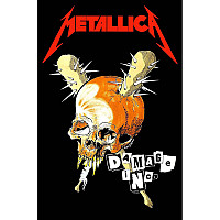 Metallica textilní banner 70cm x 106cm, Damage Inc. Black