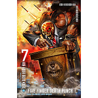 Five Finger Death Punch textilní banner 68cm x 106cm, And Justice For None