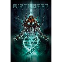 Disturbed textilní banner 68cm x 106cm, Evolution