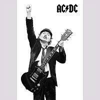 AC/DC textilní banner 70cm x 106cm, Angus Poster White