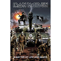 Iron Maiden textilní banner 70cm x 106cm, A Matter Of Life And Death