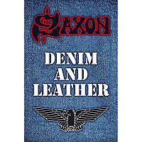 Saxon textilní banner 70 cm x 106 cm, Denim & Leather