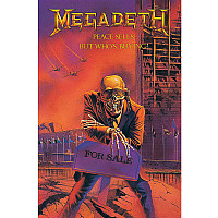 Megadeth textilní banner 70cm x 106cm, Peace Sells