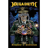 Megadeth textilní banner 70cm x 106cm, Symphony Of Destruction