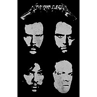 Metallica textilní banner 70cm x 106cm, Black Album