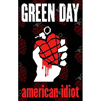 Green Day textilní banner 70cm x 106cm, American Idiot