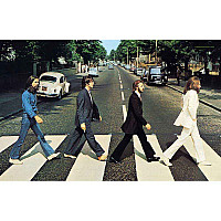 The Beatles textilní banner PES 70cm x 106cm, Abbey Road