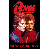 David Bowie textilní banner 70cm x 106cm, New York City