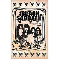 Black Sabbath textilní banner 70cm x 106cm, World Tour 1978