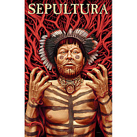 Sepultura textilní banner PES 70cm x 106cm, Roots