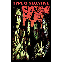 Type O Negative textilní banner PES 70cm x 106cm, Halloween