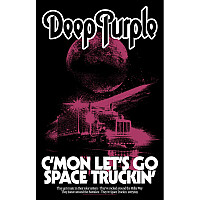 Deep Purple textilní banner PES 70cm x 106cm, Space Truckin'