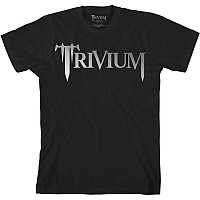 Trivium tričko, Classic Logo Metallic Print Black, pánské